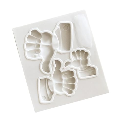 Fpbiagoq Musical Note Silikonform Daumen Silikonkerzenformen für Kerzenseife Schokoladenformen für Bonbonkuchen Fondant von Fpbiagoq