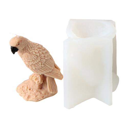 Fpbiagoq Stehende Eule Kerzenformen Silikonform Gipsformen Handgefertigte Papageienformen Ornamentformen von Fpbiagoq