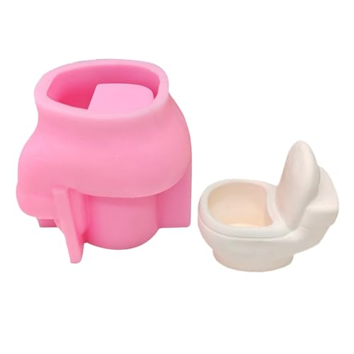 Fpbiagoq Toiletten-Blumentöpfe, Silikonformen, Toilettenform, Duftkerzenformen, Harzformen, Gipsformen, Fpbiagoq Toiletten-Blumentöpfe, Silikonformen, Toilettenform, Duftkerzenformen, Harzformen, Gipsformen, von Fpbiagoq