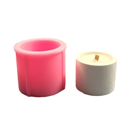 Fpbiagoq Zylinder-Kerzenhalter-Formen, Zylinder-Harzglas-Silikonformen für Kerzenhalter-Becher, Gips-Dekorationen, von Fpbiagoq