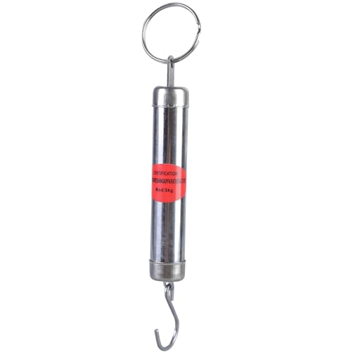 Praktische Federwaage, Zylinderwaage, Dynamometer mit Haken zum Aufhängen, für Outdoor-Aktivitäten und Markteinkäufe, leichter Federdynamometer von Fpbiagoq