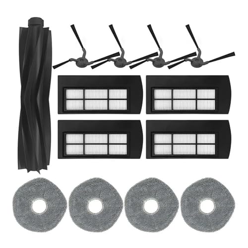 Ersatz-Hauptseitenbürstenfilter For Den Kehrroboter, Wischlappen, Kompatibel Mit Eufy X9 Pro, Zubehör For Roboterstaubsauger(D) von Fqazvjngb