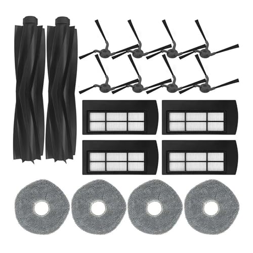 Ersatz-Hauptseitenbürstenfilter For Den Kehrroboter, Wischlappen, Kompatibel Mit Eufy X9 Pro, Zubehör For Roboterstaubsauger(F) von Fqazvjngb