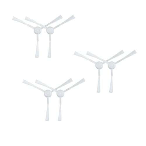 Ersatz-Mopp-Seitenbürste For Roboter-Staubsauger, Kompatibel Mit Mijia 2S/Mop Pro/STYTJ02YM/XMSTJQR2S, Staubsaugerzubehör(6pcs) von Fqazvjngb