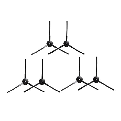 Ersatz-Staubsauger-Seitenbürste, 6er-Pack, Kompatibel Mit SilverCrest SSR 3000 A1, Roboterstaubsauger-Zubehör Ersatz-Staubsauger-Seitenbürste, 6er-Pack, Kompatibel Mit SilverCrest SSR 3000 A1, Roboterstaubsauger-Zubehör von Fqazvjngb
