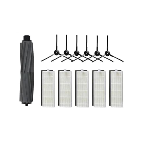 Ersatz-Staubsauger-Seitenbürste, Hauptbürste, Wischtuchfilter, Kompatibel Mit DOMOOVA DRV80 Animal, Roboter-Staubsauger-Zubehör(B) von Fqazvjngb