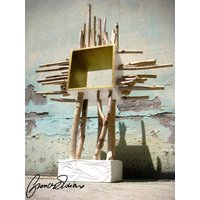Comodino Artisto E Moderno - Kreuzschrank Tabernakel Wohnkultur Eco Design Croce Sacro Shabby von FraRoDesign
