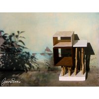 Nachttisch - Komodino Schrank Mobiletto Wohndekor Decorazione E Arredo Betulla Eco Design Shabby von FraRoDesign