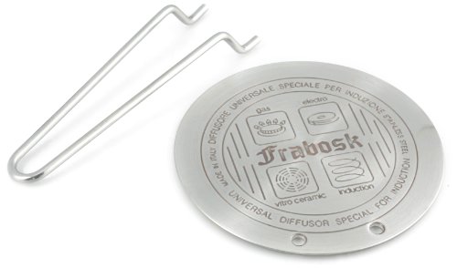 Frabosk 099.01.3 Diffusore Induktions-Adapterplatte, edelstahl, Silber von Frabosk