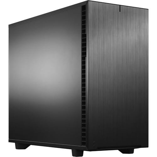 Fractal Design Define 7 Black Modulares Silent E-ATX Mid Tower PC-Gehäuse aus Aluminium/Stahl, FD-C-DEF7A-01 Black - Solid von Fractal Design