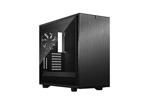 Fractal Design Define 7 Black TG Dark Modulares Silent E-ATX Mid Tower PC-Gehäuse aus Aluminium/Stahl mit seitlichem Fenster aus dunkel getöntem Tempered Glass, schwarz Fractal Design Define 7 Black TG Dark Modulares Silent E-ATX Mid Tower PC-Gehäuse aus Aluminium/Stahl mit seitlichem Fenster aus dunkel getöntem Tempered Glass, schwarz von Fractal Design