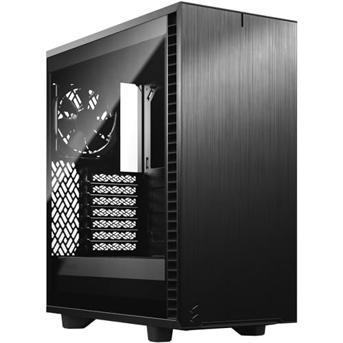Fractal Design Define 7 Compact Black Brushed Aluminum/Steel ATX Compact Silent Tempered Glass Window Mid Tower Computer Case Fractal Design Define 7 Compact Black Brushed Aluminum/Steel ATX Compact Silent Tempered Glass Window Mid Tower Computer Case von Fractal Design