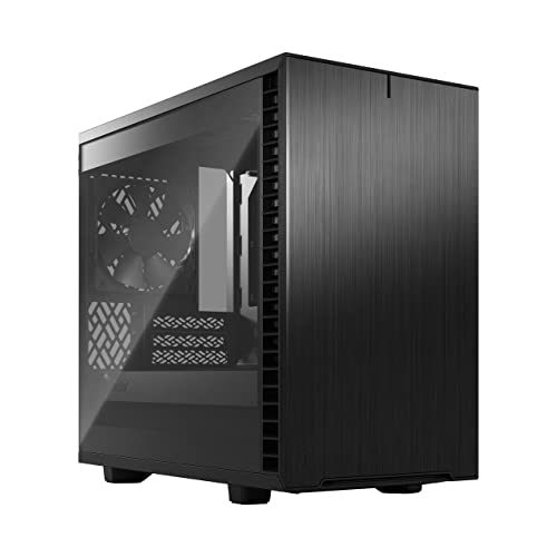 Fractal Design Define 7 Nano Black Brushed Aluminum/Steel Mini ITX Silent Light Tinted Tempered Glass Window Nano Tower Computer Case Fractal Design Define 7 Nano Black Brushed Aluminum/Steel Mini ITX Silent Light Tinted Tempered Glass Window Nano Tower Computer Case von Fractal Design