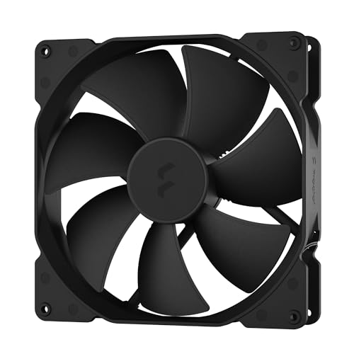 Fractal Design Dynamic X2 PWM GP-18 180 mm High Durability LLS Bearing Black Edition Radiator Optimized Computer Case Fan von Fractal Design