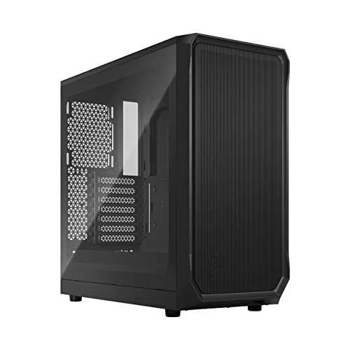 Fractal Design Focus 2 Black - Tempered Glass Clear Tint – Mesh Front – Two 140 mm Aspect Fans Included - ATX Gaming Case Fractal Design Focus 2 Black - Tempered Glass Clear Tint – Mesh Front – Two 140 mm Aspect Fans Included - ATX Gaming Case von Fractal Design