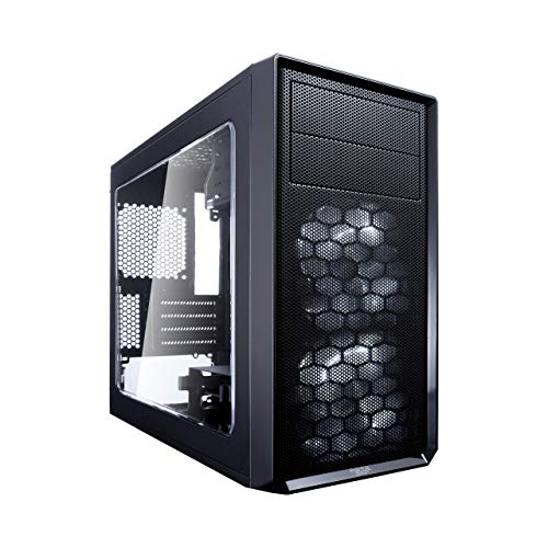 Fractal Design Focus G Mini Black Window - PC Gehäuse - Midi Tower mit Seitlichem Fenster Case Modding für High end Gaming PC - Schwarz von Fractal Design