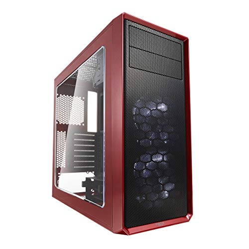 Fractal Design Focus G PC Gehäuse Rot mit Fenster für High-End Gaming ATX Midi Tower von Fractal Design