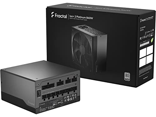 Fractal Design Ion+ 2 Platinum 860W 80 Plus Platinum Certified 860W Full Modular Compact ATX Power Supply Fractal Design Ion+ 2 Platinum 860W 80 Plus Platinum Certified 860W Full Modular Compact ATX Power Supply von Fractal Design