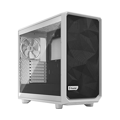 Fractal Design Meshify 2 Lite White ATX Flexible Tempered Glass Window Mid Tower Computer Case, FD-C-MEL2A-04 von Fractal Design