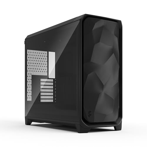 Fractal Design Meshify 3 XL Black Tempered Glass Light Tint - Gaming Computer-Gehäuse – Facetten-Mesh-Front – DREI Momentum 14 Lüfter enthalten – GPUs bis 512mm Länge - E-ATX/ATX/mATX Unterstützung Fractal Design Meshify 3 XL Black Tempered Glass Light Tint - Gaming Computer-Gehäuse – Facetten-Mesh-Front – DREI Momentum 14 Lüfter enthalten – GPUs bis 512mm Länge - E-ATX/ATX/mATX Unterstützung von Fractal Design