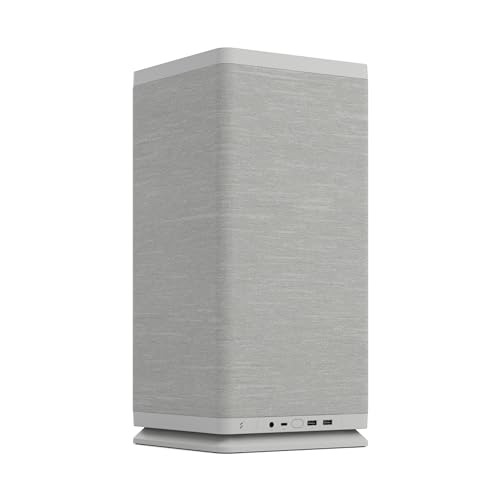 Fractal Design PC Gehäuse Mood Grau - Elegantes Stoffdesign, 180 mm Lüfter, m-ITX, Effiziente Kühlung Fractal Design PC Gehäuse Mood Grau - Elegantes Stoffdesign, 180 mm Lüfter, m-ITX, Effiziente Kühlung von Fractal Design