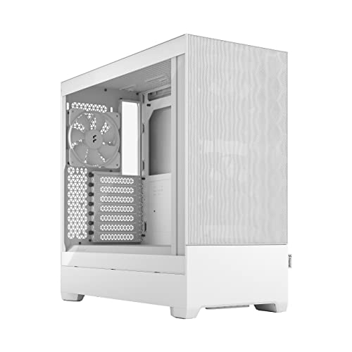 Fractal Design Pop Air White - Tempered Glass Clear Tint - Honeycomb Mesh Front – TG Side Panel - Three 120 mm Aspect 12 Fans Included – ATX High Airflow Mid Tower PC Gaming Case Fractal Design Pop Air White - Tempered Glass Clear Tint - Honeycomb Mesh Front – TG Side Panel - Three 120 mm Aspect 12 Fans Included – ATX High Airflow Mid Tower PC Gaming Case von Fractal Design
