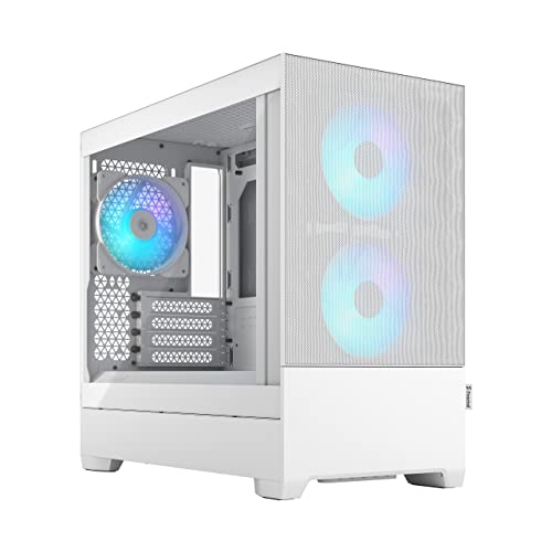 Fractal Design Pop Mini Air RGB White Core - Tempered Glass Clear Tint - Honeycomb Mesh Front – TG Side Panel - Three 120 mm Aspect 12 RGB Fans Included – mATX High Airflow PC Gaming Case Fractal Design Pop Mini Air RGB White Core - Tempered Glass Clear Tint - Honeycomb Mesh Front – TG Side Panel - Three 120 mm Aspect 12 RGB Fans Included – mATX High Airflow PC Gaming Case von Fractal Design