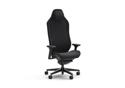 Fractal Design Refine Alcantara Dark Gaming Chair - Ergonomic Office Desk Chair Functionality with 4D Adjustable Armrests, High-Back Support, Lumbar Cushion, and Premium Fabric von Fractal Design