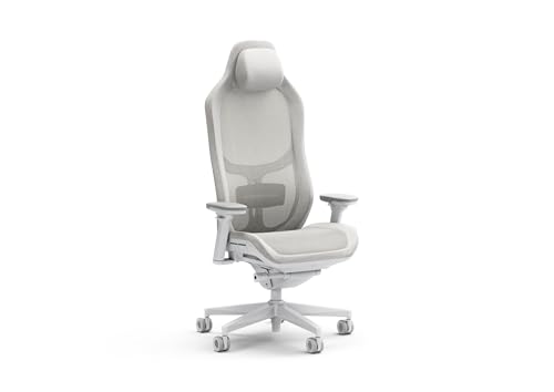 Fractal Design Refine Mesh Light Gaming Chair - Ergonomic Office Desk Chair Functionality with 4D Adjustable Armrests, High-Back Support, Lumbar Cushion, and Breathable Mesh von Fractal Design