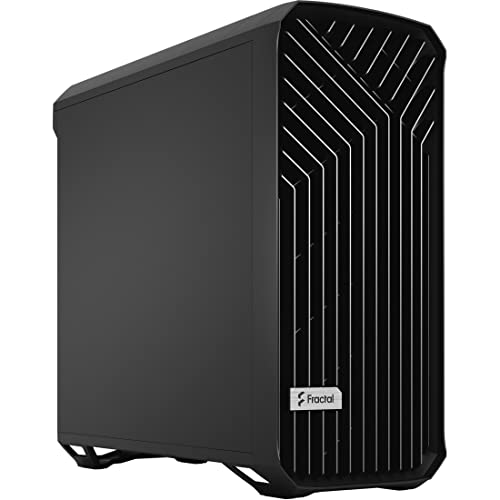Fractal Design Torrent Black - Solid Side Panel - Open Grille for Maximum air Intake - Two 180mm PWM and Three 140mm Fans Included - Type C - ATX Airflow Mid Tower PC Gaming Case Fractal Design Torrent Black - Solid Side Panel - Open Grille for Maximum air Intake - Two 180mm PWM and Three 140mm Fans Included - Type C - ATX Airflow Mid Tower PC Gaming Case von Fractal Design