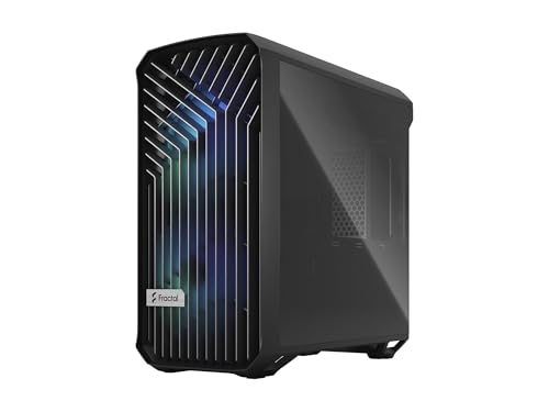 Fractal Design Torrent Compact RGB Black Computer Case TG Tempered Glass Light, FD-C-TOR1C-02, RGB Black Tempered Glass von Fractal Design