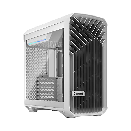 Fractal Design Torrent Compact White Computer Case TG Tempered Glass Clear FD-C-TOR1C-03 White Tempered Glass Fractal Design Torrent Compact White Computer Case TG Tempered Glass Clear FD-C-TOR1C-03 White Tempered Glass von Fractal Design
