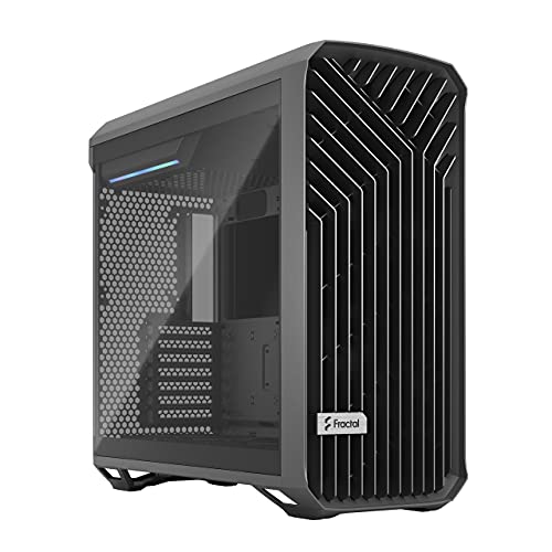 Fractal Design Torrent PC Gaming Gehäuse - Optimales Luftstrom ATX Mid-Tower - Zwei 180mm PWM Lüfter - DREI 140mm Lüfter - Tempered Glass - USB Type-C Fractal Design Torrent PC Gaming Gehäuse - Optimales Luftstrom ATX Mid-Tower - Zwei 180mm PWM Lüfter - DREI 140mm Lüfter - Tempered Glass - USB Type-C von Fractal Design