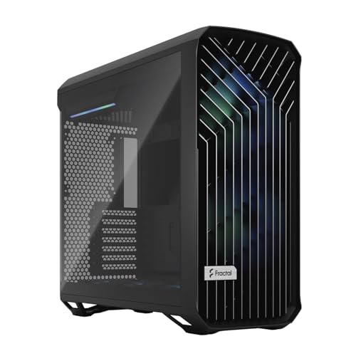 Fractal Design Torrent RGB PC-Gehäuse – Hervorragender Luftstrom mit 2X 180mm & 3X 140mm RGB Lüftern – Gehärtetes Glas – ATX Mid Tower für Gaming Fractal Design Torrent RGB PC-Gehäuse – Hervorragender Luftstrom mit 2X 180mm & 3X 140mm RGB Lüftern – Gehärtetes Glas – ATX Mid Tower für Gaming von Fractal Design