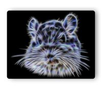 Chinchilla Metall Wandschild Mit Atemberaubendem Fraktal Kunst Design von FractalArtworks