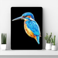 Eisvogel Aluminium Metall Wandschild Mit Fraktal Kunst Design Eisvogel Aluminium Metall Wandschild Mit Fraktal Kunst Design von FractalArtworks