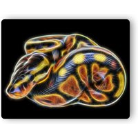 Python Aluminium Metall Wandtafel von FractalArtworks
