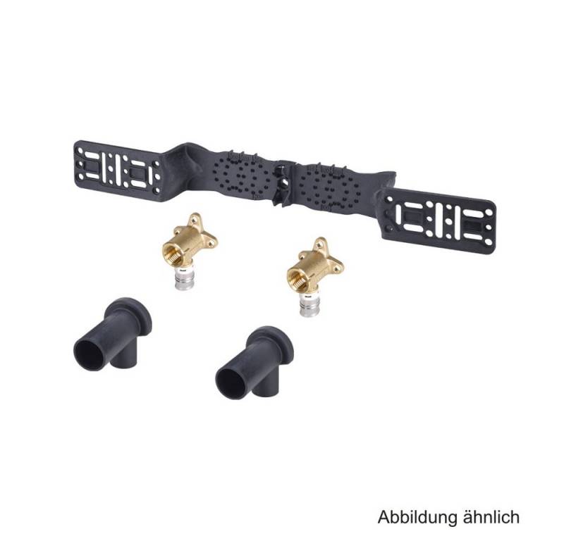 Fränkische Rohrwerke Wasserrohr Alpex Anschluss-Set mit Abdichtung PA, 16 mm x Rp 1/2" von Fränkische Rohrwerke