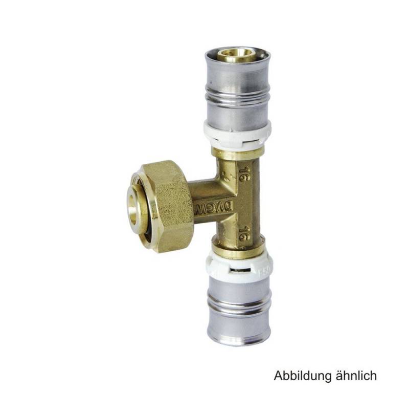 Fränkische Rohrwerke Wasserrohr Alpex F 50 PROFI Übergangs-T-Stück 20mm x 1/2" IG x 20mm auf Mepla-Fix von Fränkische Rohrwerke