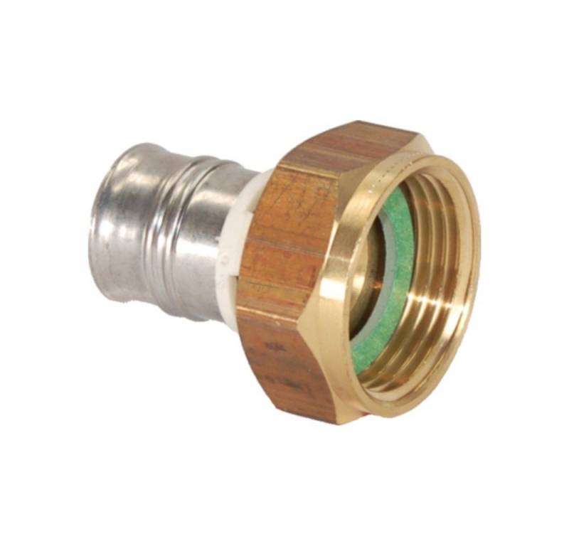 Fränkische Rohrwerke Wasserrohr Alpex F 50 PROFI Verschraubung flachdichtend IG, 26 mm x 1" IG von Fränkische Rohrwerke