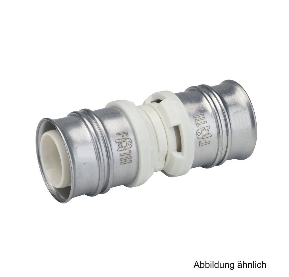 Fränkische Rohrwerke Wasserrohr Alpex Kupplung PPSU, 32 x 32 mm von Fränkische Rohrwerke