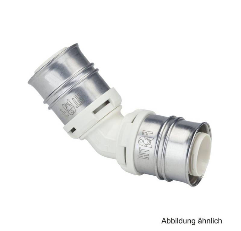 Fränkische Rohrwerke Wasserrohr Alpex Winkel 45 Grad PPSU, 32mm von Fränkische Rohrwerke