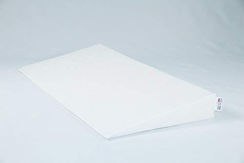 Fränkische Schlafmanufaktur Keilkissen Bettkeil Poly 9/1cm mit Bezug, Farbe Weiß, Breite 140cm von Fränkische Schlafmanufaktur