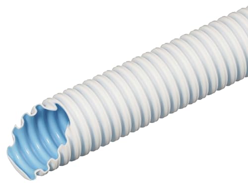 Fränkische Rohrwerke 26220020 FBY-EL-F 20 ws Wellrohr Weiß 14.9mm 100m von Fränkische