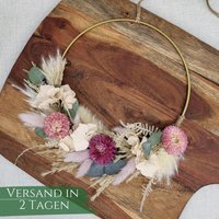 Trockenblumenkranz Sommer - Handgemachter Türkranz Mit Eukalyptus & Trockenblumen Boho Deko Haltbar Für Zuhause Als Geschenk Zur Hochzeit Trockenblumenkranz Sommer - Handgemachter Türkranz Mit Eukalyptus & Trockenblumen Boho Deko Haltbar Für Zuhause Als Geschenk Zur Hochzeit von FraeuleinBelle
