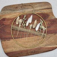Trockenblumenkranz | Türkranz Trockenblumenring Boho Deko Frühlingsdeko Fensterdeko Frühlingskranz Geschenk Zu Ostern von FraeuleinBelle