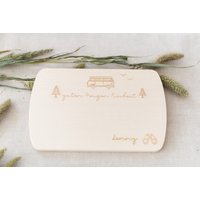 Frühstücksbrettchen "Guten Morgen Freiheit' + Name | Frühstück Brettchen Personalisiert Geschenk Kinder Erwachsene von FraeuleinKsagtJa