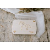 Frühstücksbrettchen "Pferd + Name' von FraeuleinKsagtJa