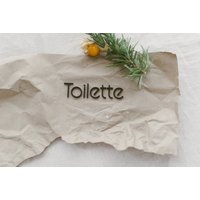 Schriftzug "Toilette' von FraeuleinKsagtJa