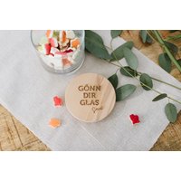 Vorratsglas Mit Personalisiertem Deckel "Gönn Dir Glas' von FraeuleinKsagtJa